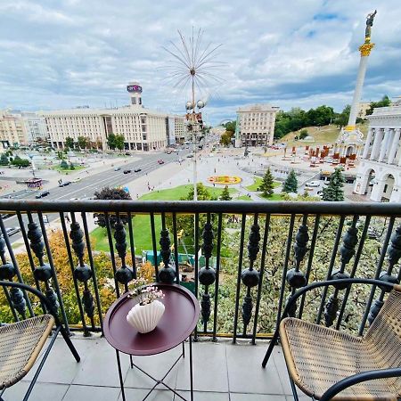 Amazing View Of Independence Square Lejlighed Kiev Eksteriør billede