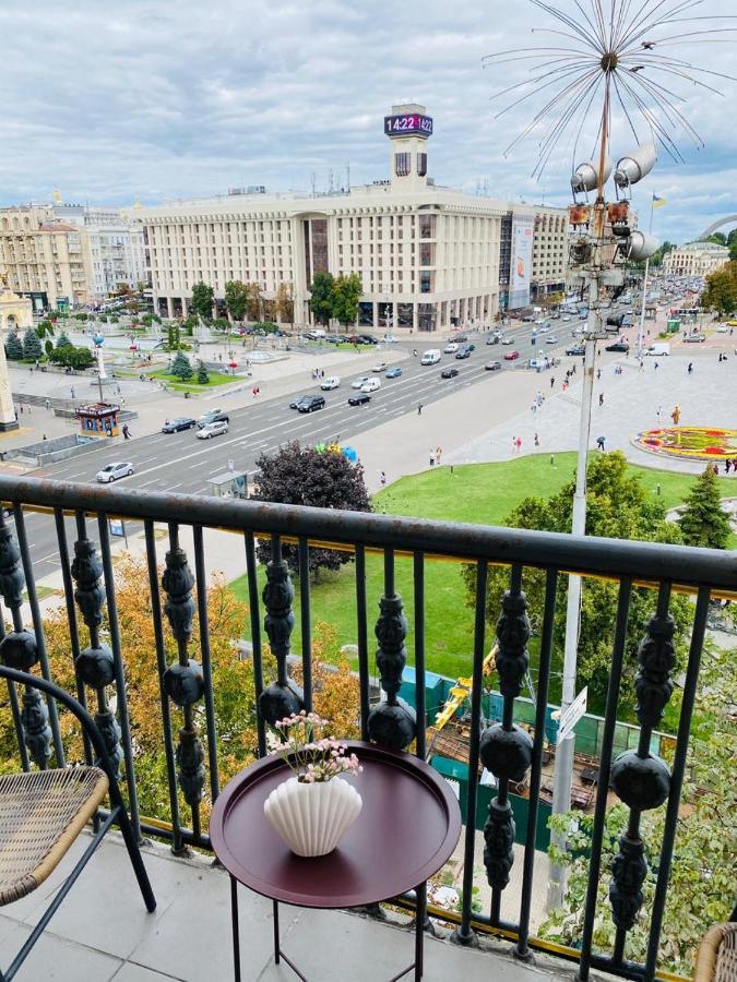 Amazing View Of Independence Square Lejlighed Kiev Eksteriør billede