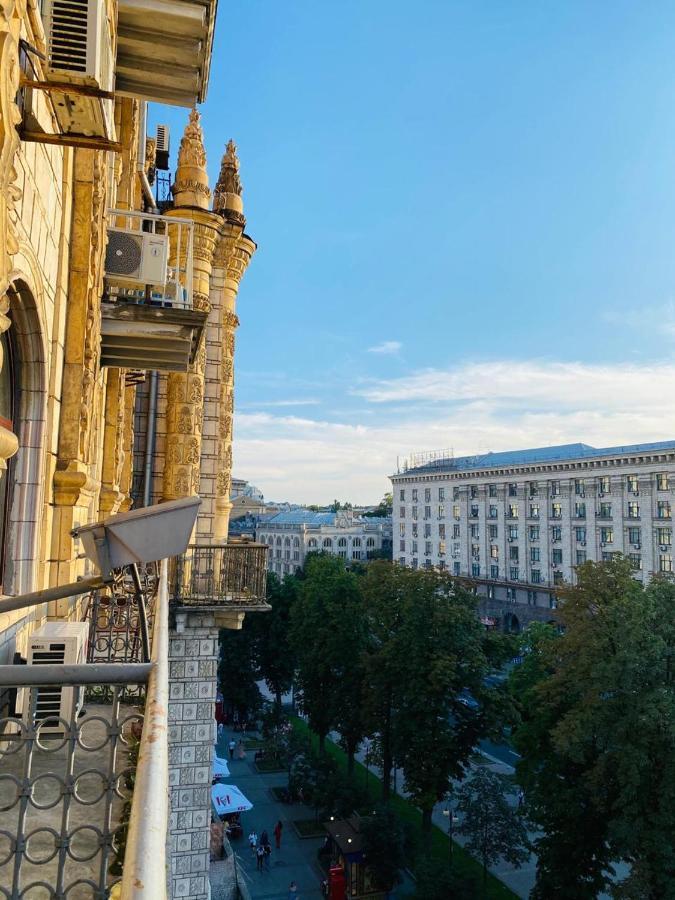 Amazing View Of Independence Square Lejlighed Kiev Eksteriør billede