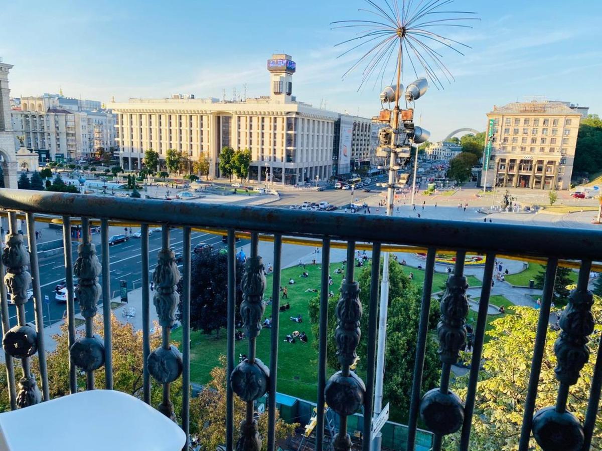 Amazing View Of Independence Square Lejlighed Kiev Eksteriør billede