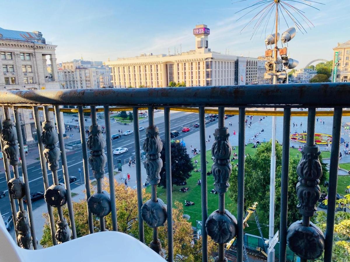 Amazing View Of Independence Square Lejlighed Kiev Eksteriør billede