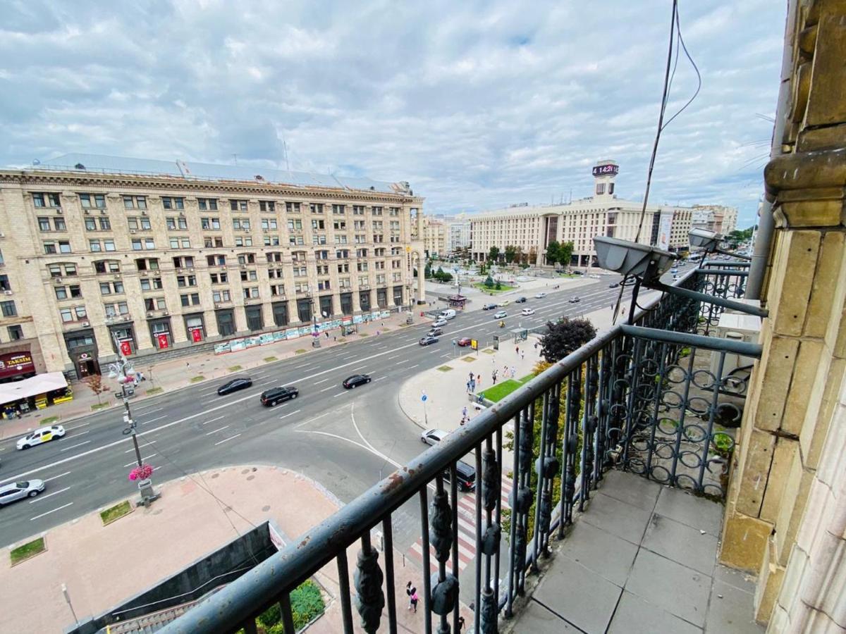 Amazing View Of Independence Square Lejlighed Kiev Eksteriør billede